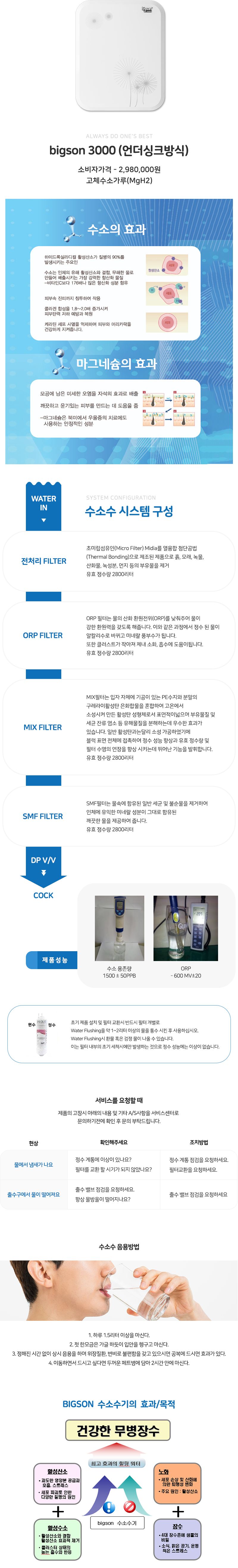 Bigson3000(언더싱크방식)